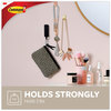 A Picture of product MMM-17034MB2ES Command™ Decorative Hooks Medium, Plastic, Matte Black, 3 lb Capacity, 2 and 4 Strips/Pack