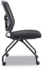 A Picture of product ALE-EL4915 Alera® Elusion Mesh Nesting Chairs Supports Up to 275 lb, 18.1" Seat Height, Black Back, Base, 2/Carton