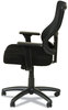 A Picture of product ALE-ELT4214F Alera® Elusion® II Series Mesh Mid-Back Swivel/Tilt Chair with Adjustable Arms Supports 275lb, 17.51" to 21.06" Seat Height, Black