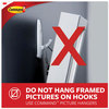 A Picture of product MMM-17081CABPK Command™ Designer Hooks General Purpose Medium, Plastic, White, 3 lb Capacity, 50 and Strips/Carton
