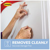 A Picture of product MMM-17091CLRCABP Command™ Clear Hooks and Strips Medium, Plastic, 2 lb Capacity, 50 with Adhesive Strips/Carton