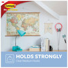 A Picture of product MMM-17091CLRCABP Command™ Clear Hooks and Strips Medium, Plastic, 2 lb Capacity, 50 with Adhesive Strips/Carton
