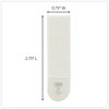 A Picture of product MMM-17201CABPK Command™ Picture Hanging Strips Cabinet Pack, Removable, Holds Up to 6 lbs per Pair, 0.75 x 2.75, White, 4/Set, 50 Sets/Carton