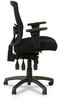 A Picture of product ALE-ET4017 Alera® Etros Series Mesh Mid-Back Petite Multifunction Chair Supports Up to 275 lb, 17.16" 20.86" Seat Height, Black