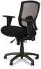 A Picture of product ALE-ET4017 Alera® Etros Series Mesh Mid-Back Petite Multifunction Chair Supports Up to 275 lb, 17.16" 20.86" Seat Height, Black
