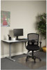 A Picture of product ALE-ET4017 Alera® Etros Series Mesh Mid-Back Petite Multifunction Chair Supports Up to 275 lb, 17.16" 20.86" Seat Height, Black