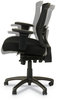 A Picture of product ALE-ET4017 Alera® Etros Series Mesh Mid-Back Petite Multifunction Chair Supports Up to 275 lb, 17.16" 20.86" Seat Height, Black