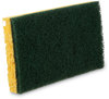 A Picture of product MMM-19428 3M™ Niagara™ Medium Duty Scrubbing Sponge 74N 3.6 x 6, 1" Thick, Yellow/Green, 20/Carton