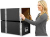 A Picture of product FEL-12602 Bankers Box® Metal Base Bases for Staxonsteel and High-Stak Files, Letter, Black