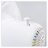 A Picture of product ALE-FAN122W Alera® 12" 3-Speed Oscillating Desk Fan Plastic, White
