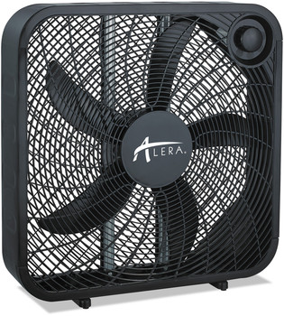 Alera® 3-Speed Box Fan Black