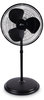 A Picture of product ALE-FANP16B Alera® 16" 3-Speed Oscillating Pedestal Fan Stand Metal, Plastic, Black