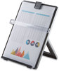 A Picture of product FEL-21106 Fellowes® Non-Magnetic Desktop Copyholder Letter-Size 125 Sheet Capacity, Plastic, Black