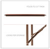 A Picture of product ALE-FT726018MY Alera® Rectangular Wood Folding Table 59.88w x 17.75d 29.13h, Mahogany