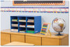 A Picture of product FEL-3380701 Bankers Box® Classroom Cubby Literature Sorter, 9 Compartments, 28.25 x 13 16, Blue