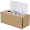 A Picture of product FEL-3608401 Fellowes® Shredder Waste Bags 16 to 20 gal Capacity, 50/Carton