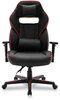 A Picture of product ALE-GM4136 Alera® Racing Style Ergonomic Gaming Chair Supports 275 lb, 15.91" to 19.8" Seat Height, Black/Red Trim Seat/Back, Base