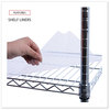 A Picture of product ALE-GR363618SR Alera® Wire Garment Rack Shelving 30 Garments, 36w x 18d 75h, Silver