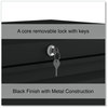 A Picture of product ALE-HLF3029BL Alera® Lateral File 2 Legal/Letter-Size Drawers, Black, 30" x 18.63" 28"
