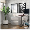 A Picture of product ALE-HLF3029LG Alera® Lateral File 2 Legal/Letter-Size Drawers, Light Gray, 36" x 18.63" 28"