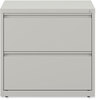 A Picture of product ALE-HLF3029LG Alera® Lateral File 2 Legal/Letter-Size Drawers, Light Gray, 36" x 18.63" 28"