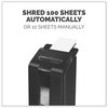 A Picture of product FEL-4629001 Fellowes® AutoMax™ 100M Auto Feed Micro-Cut Shredder 100 Auto/10 Manual Sheet Capacity