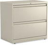 A Picture of product ALE-HLF3029PY Alera® Lateral File 2 Legal/Letter-Size Drawers, Putty, 30" x 18.63" 28"