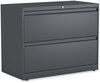 A Picture of product ALE-HLF3629CC Alera® Lateral File 2 Legal/Letter/A4/A5-Size Drawers, Charcoal, 36" x 18.63" 28"