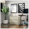 A Picture of product ALE-HLF3629PY Alera® Lateral File 2 Legal/Letter-Size Drawers, Putty, 36" x 18.63" 28"