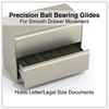 A Picture of product ALE-HLF3629PY Alera® Lateral File 2 Legal/Letter-Size Drawers, Putty, 36" x 18.63" 28"