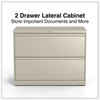 A Picture of product ALE-HLF3629PY Alera® Lateral File 2 Legal/Letter-Size Drawers, Putty, 36" x 18.63" 28"