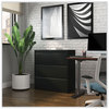 A Picture of product ALE-HLF3641BL Alera® Lateral File 3 Legal/Letter/A4/A5-Size Drawers, Black, 36" x 18.63" 40.25"