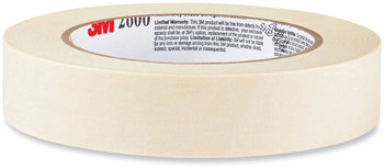 Highland™ Economy Masking Tape 3" Core, 0.7" x 60.1 yds, Tan