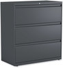 A Picture of product ALE-HLF3641CC Alera® Lateral File 3 Legal/Letter/A4/A5-Size Drawers, Charcoal, 36" x 18.63" 40.25"