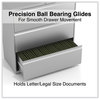 A Picture of product ALE-HLF3641LG Alera® Lateral File 3 Legal/Letter/A4/A5-Size Drawers, Light Gray, 36" x 18.63" 40.25"