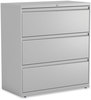 A Picture of product ALE-HLF3641LG Alera® Lateral File 3 Legal/Letter/A4/A5-Size Drawers, Light Gray, 36" x 18.63" 40.25"