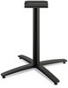 A Picture of product HON-BTX30SCBK HON® Between™ Seated Height Bases Seated-Height X-Base for 30" to 36" Table Tops, 26.18w x 29.57h, Black