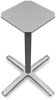 A Picture of product HON-BTX30SPR8 HON® Between™ Seated Height Bases Seated-Height X-Base for 30" to 36" Table Tops, 26.18w x 29.57h, Silver