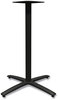 A Picture of product HON-BTX42LCBK HON® Between™ Standing Height X-Base Standing-Height for 42" Table Tops, 32.68w x 41.12h, Black