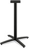 A Picture of product HON-BTX42LCBK HON® Between™ Standing Height X-Base Standing-Height for 42" Table Tops, 32.68w x 41.12h, Black