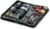 A Picture of product FEL-49106 Fellowes® 55-Piece Computer Tool Kit in Black Vinyl Zipper Case