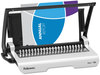 A Picture of product FEL-5006501 Fellowes® Star+ 150 Manual Comb Binding Machine Sheets, 17.69 x 9.81 3.13, White