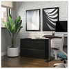 A Picture of product ALE-HLF4229BL Alera® Lateral File 2 Legal/Letter-Size Drawers, Black, 42" x 18.63" 28"