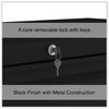 A Picture of product ALE-HLF4229BL Alera® Lateral File 2 Legal/Letter-Size Drawers, Black, 42" x 18.63" 28"