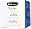 A Picture of product FEL-5009501 Fellowes® Standard 0.25" Full Strip Staples (5,000-Pack) Leg, 0.5" Crown, Steel, 5,000/Pack