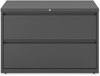 A Picture of product ALE-HLF4229CC Alera® Lateral File 2 Legal/Letter-Size Drawers, Charcoal, 42" x 18.63" 28"