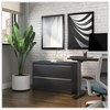 A Picture of product ALE-HLF4229CC Alera® Lateral File 2 Legal/Letter-Size Drawers, Charcoal, 42" x 18.63" 28"