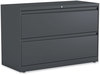 A Picture of product ALE-HLF4229CC Alera® Lateral File 2 Legal/Letter-Size Drawers, Charcoal, 42" x 18.63" 28"
