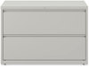 A Picture of product ALE-HLF4229LG Alera® Lateral File 2 Legal/Letter-Size Drawers, Light Gray, 42" x 18.63" 28"