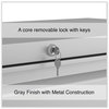 A Picture of product ALE-HLF4229LG Alera® Lateral File 2 Legal/Letter-Size Drawers, Light Gray, 42" x 18.63" 28"